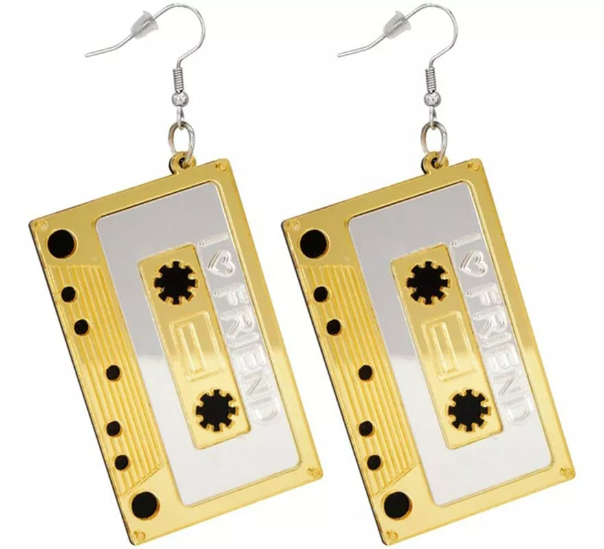 Translation missing: it.Pendientes de Cinta de Casete Años 80