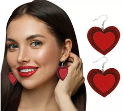 Orecchini a cuore da 5 cm