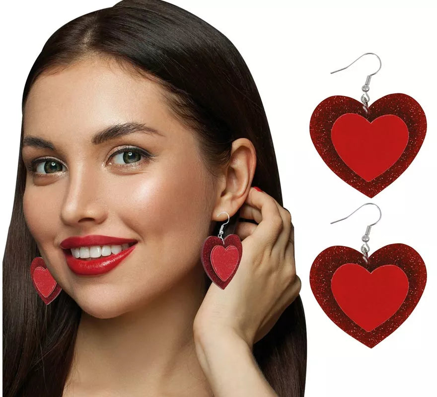 Translation missing: it.Pendientes de Corazones de 5 cm
