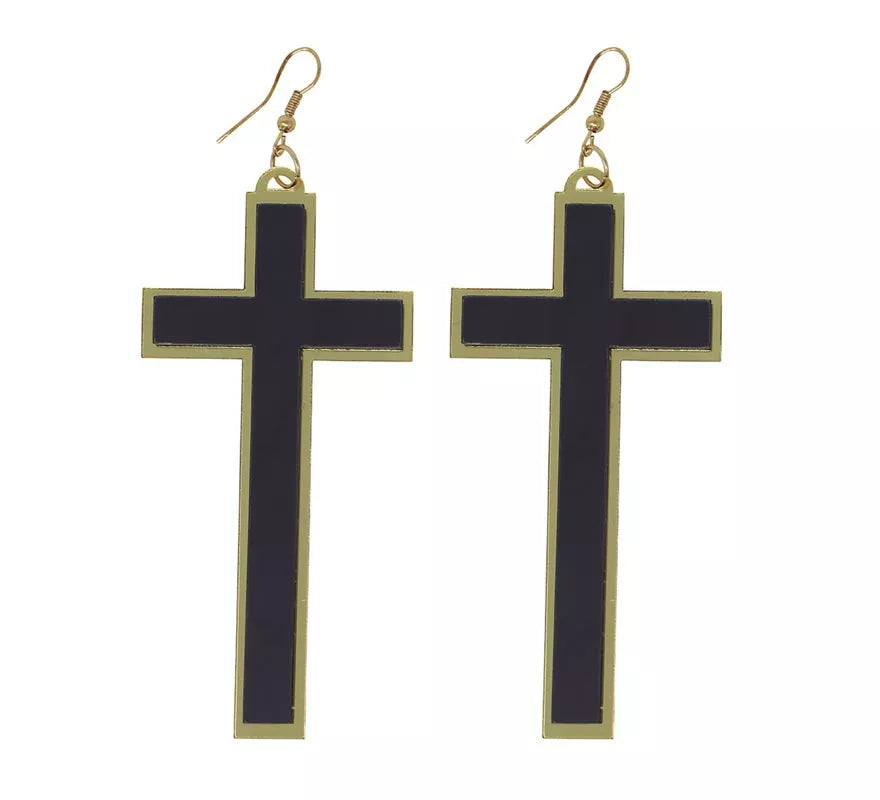 Translation missing: es.Pendientes de Cruz de 9 cm
