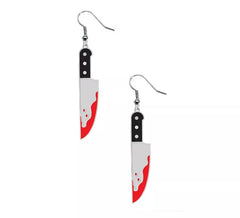 Orecchini a forma di coltello