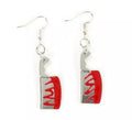 Pendientes de Cuchillos de Carnicero Sangrientos