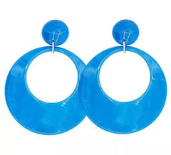 Orecchini Flamenco Cerchio Grande 10 cm in diversi colori