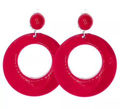 Orecchini Flamenco Cerchio Medio 6 cm in diversi colori