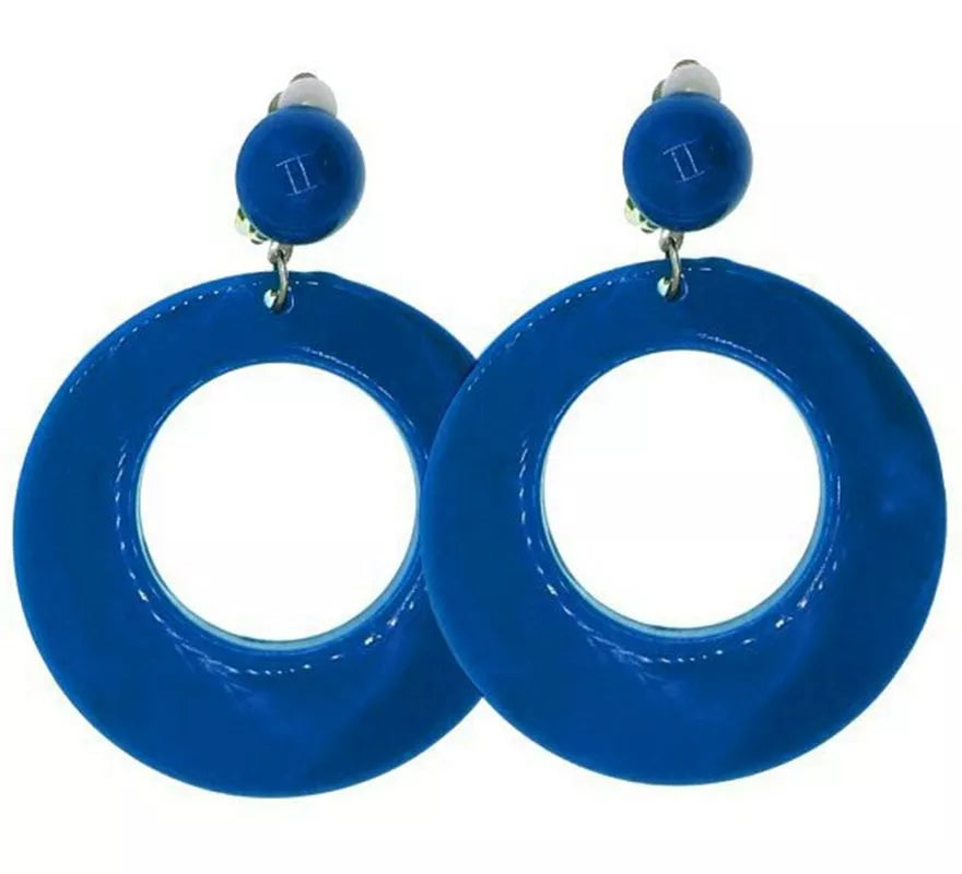 Pendientes de Flamenco Aro mediano de 6 cm en varios colores