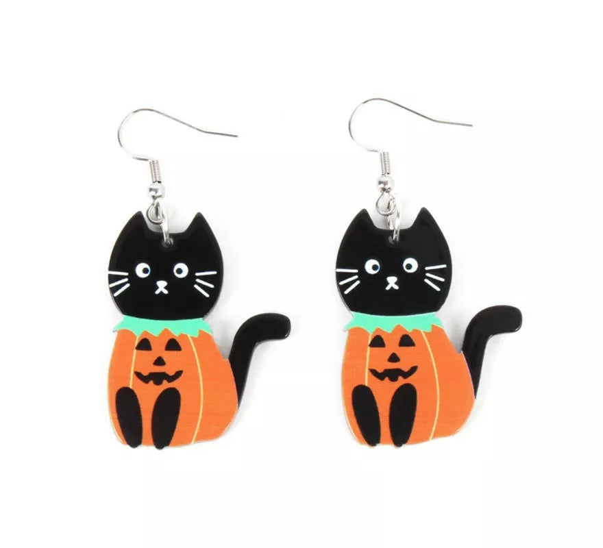 Translation missing: it.Pendientes de Gato Calabaza tierno