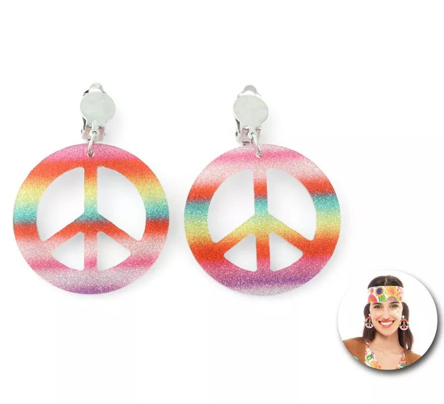 Translation missing: it.Pendientes de Hippie multicolor brillantes