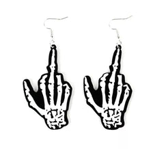 Pendientes de Manos Esqueleto