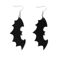 Orecchini pipistrello nero