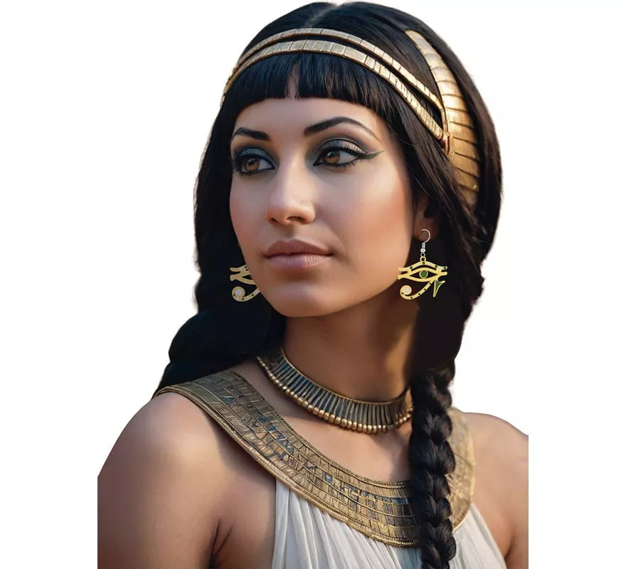 Translation missing: es.Pendientes de Ojo de Horus de Faraona Egipcia