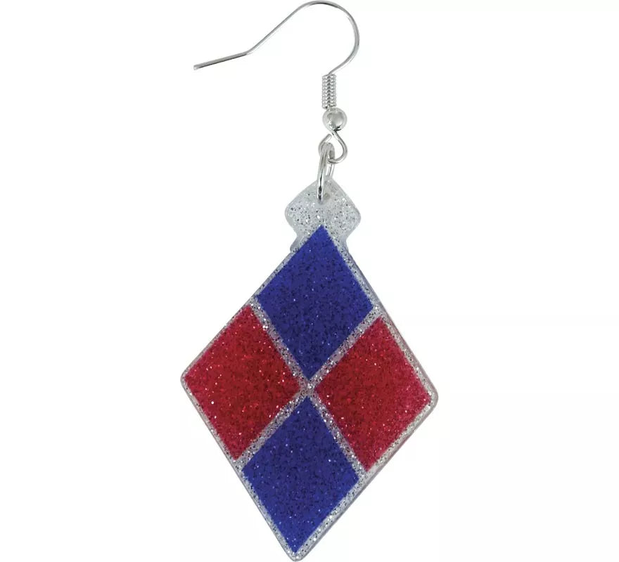 Translation missing: it.Pendientes de Rombos azules y rojo