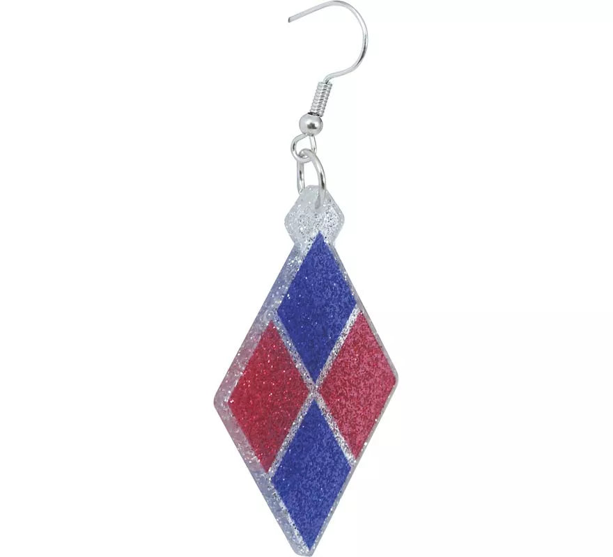 Translation missing: it.Pendientes de Rombos azules y rojo