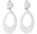 Pendientes de Sevillana Ovalados de 8 cm en varios colores