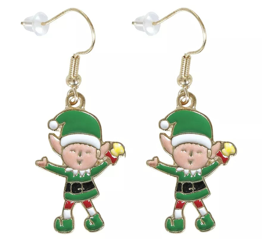 Pendientes Duendes de Navidad