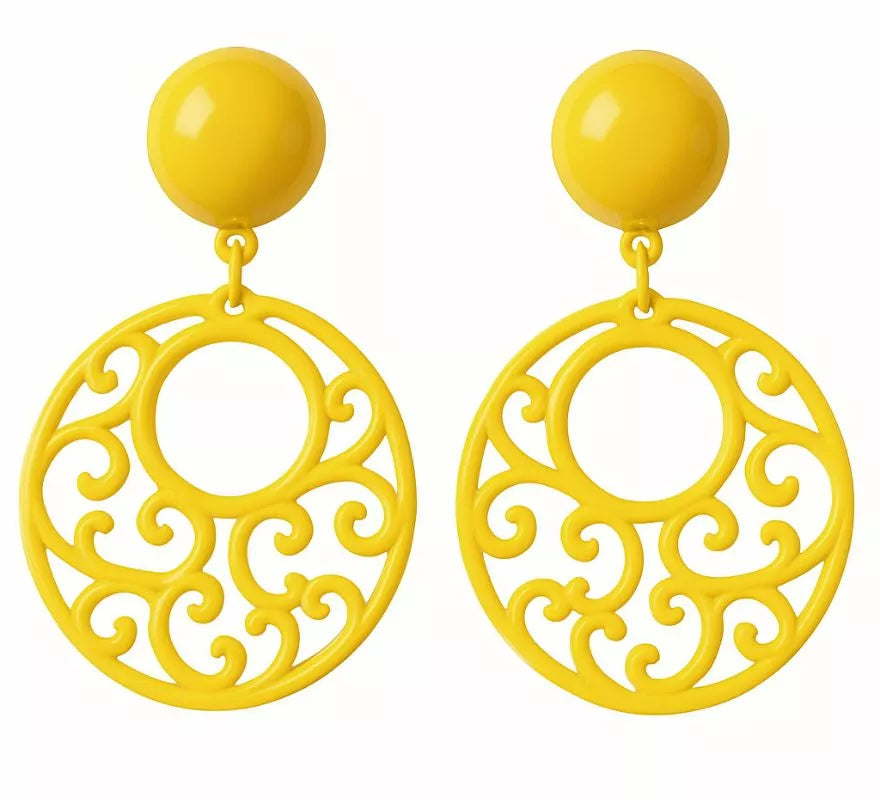Translation missing: es.Pendientes Flamenca Circulares con adornos en varios colores