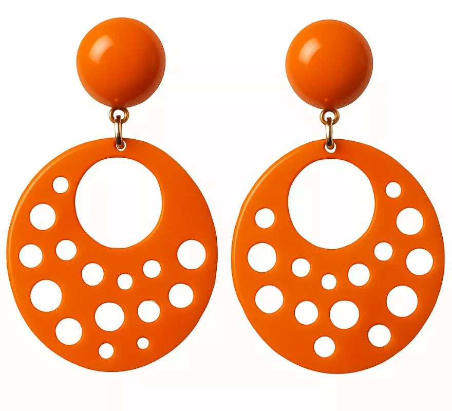 Translation missing: it.Pendientes Flamenca Circulares con agujeros de 10 cm en varios colores