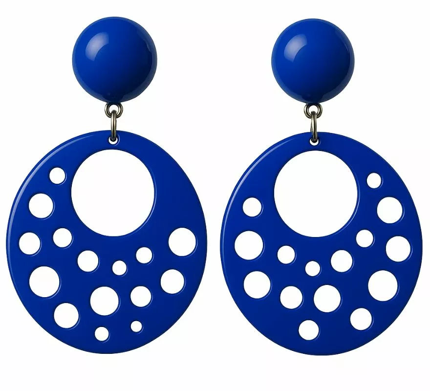 Translation missing: it.Pendientes Flamenca Circulares con agujeros de 10 cm en varios colores