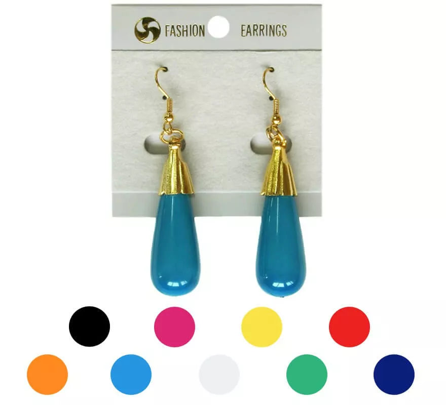Translation missing: it.Pendientes Flamenca Lágrima alargada en varios colores