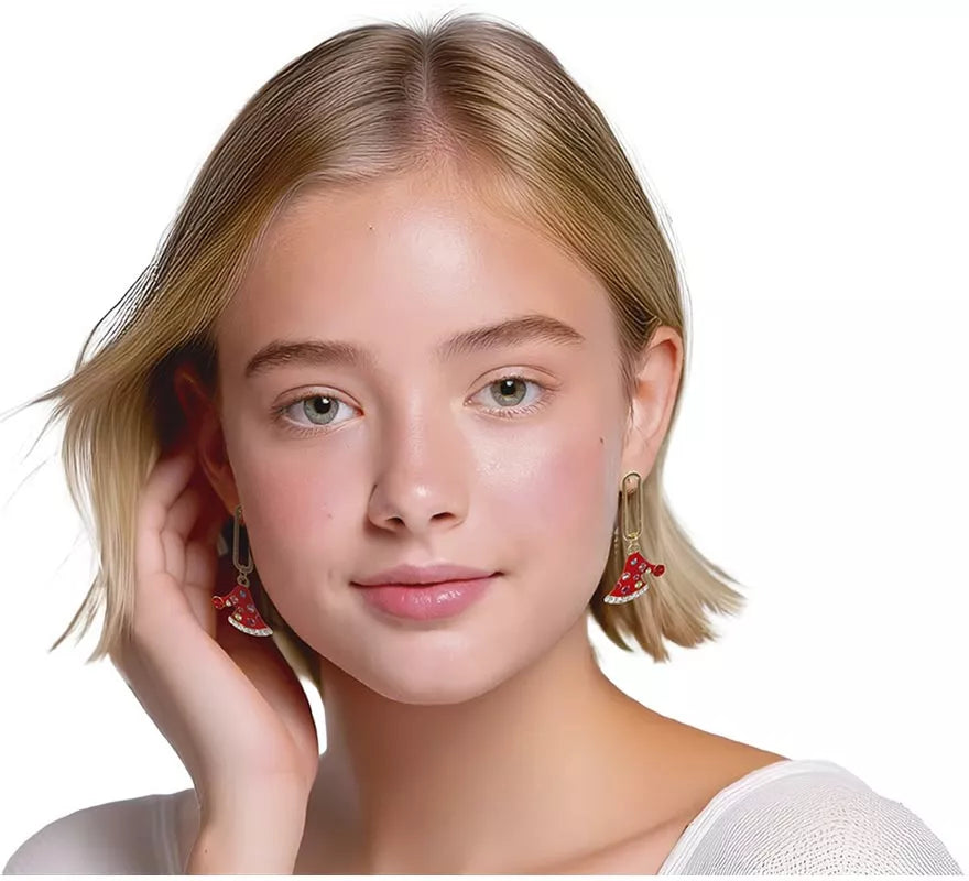 Pendientes Gorritos Navideños