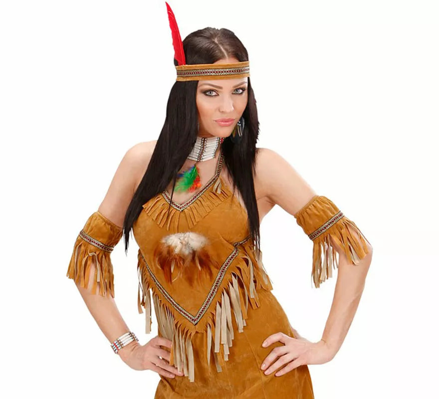 Translation missing: es.Pendientes Indios con Plumas y Perlitas