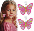 Pendientes Mariposa rosas