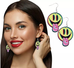 Pendientes Psicodélicos Smile