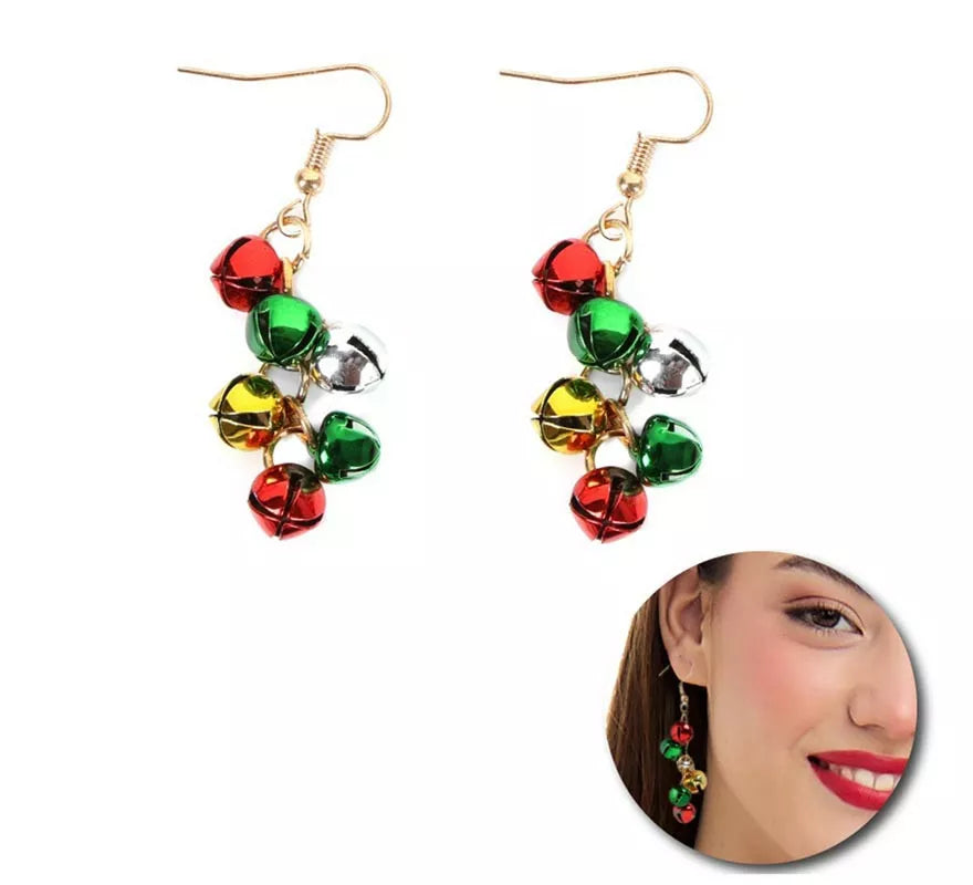 Translation missing: es.Pendientes Ramo de Cascabeles Navidad de 1,5x4 cm