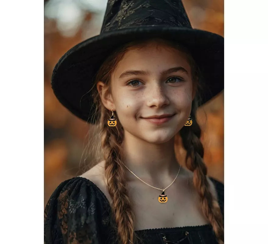 Translation missing: it.Pendientes y Collar de Calabaza