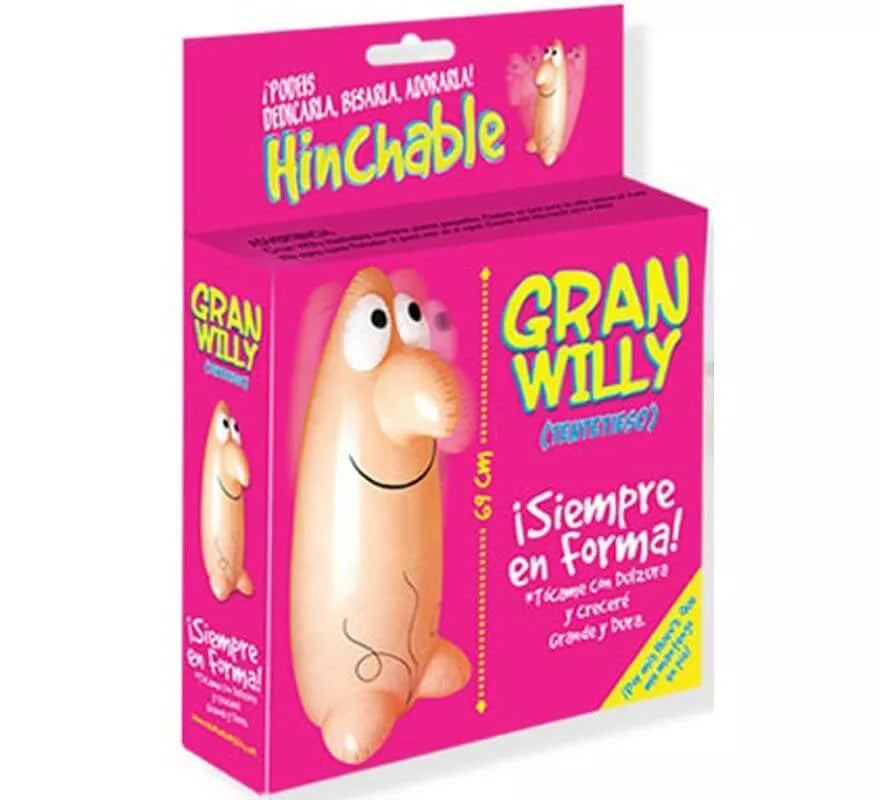 Translation missing: it.Pene Hinchable Tentetieso El Gran Willy de 69 cm