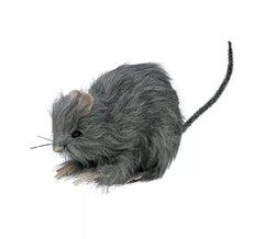 Piccolo ratto peloso grigio 15 cm