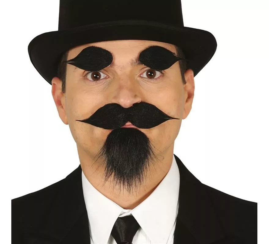 Translation missing: it.Perilla, Bigote y Cejas con Adhesivo