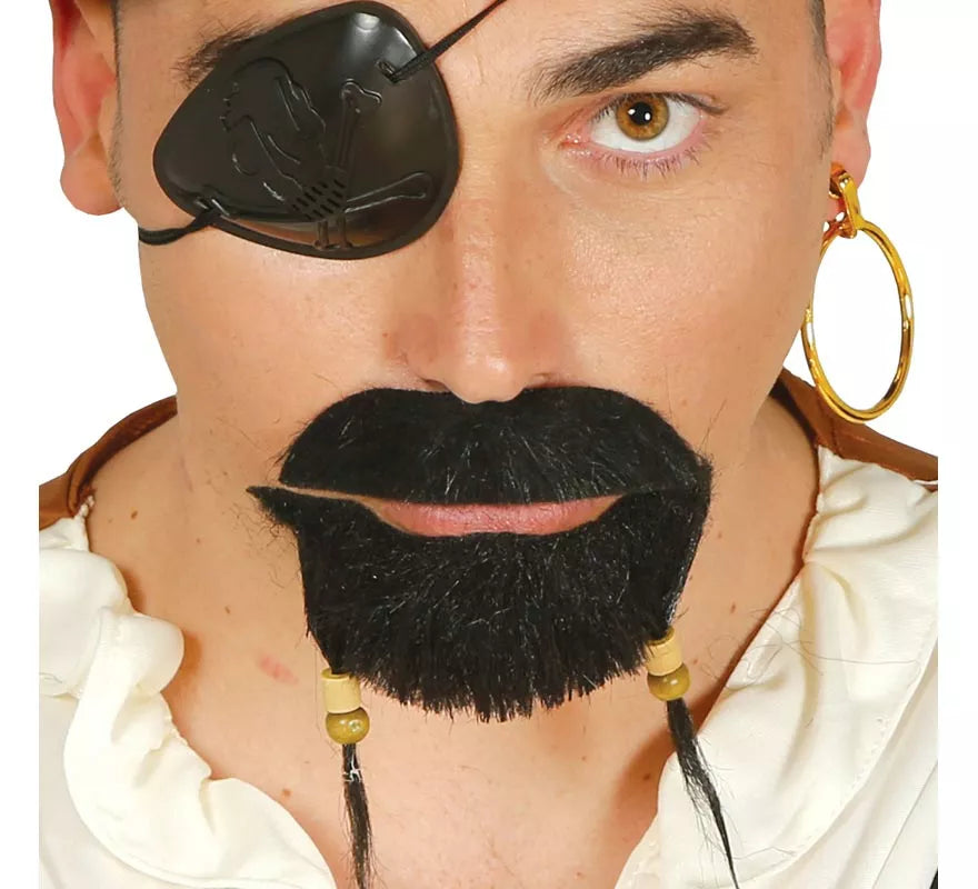 Translation missing: it.Perilla y bigote de Pirata con adornos
