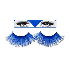 Ciglia lunghe blu