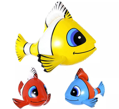 Pez Tropical Hinchable de 60 cm en colores surtidos