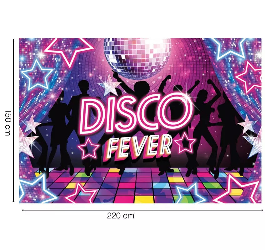 Translation missing: it.Photocall Disco Fever de 220x150 cm