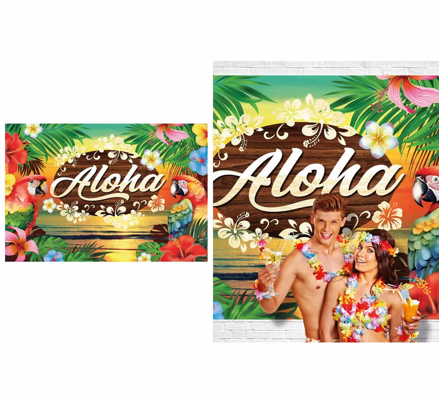 Translation missing: es.Photocall Verano Aloha de 220x140 cm