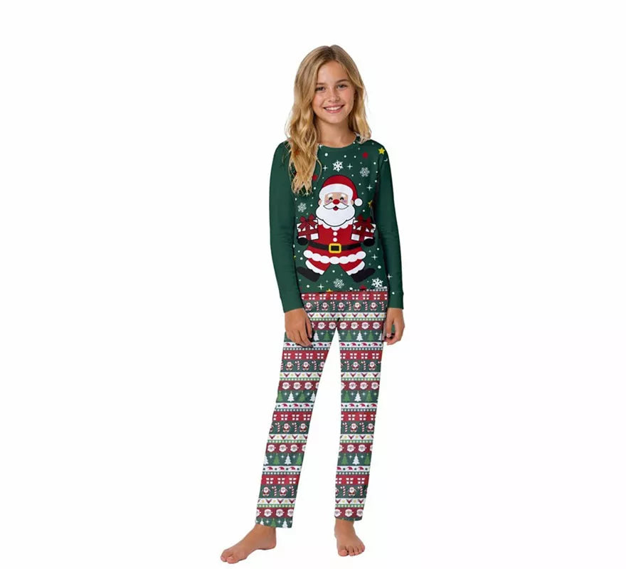 Translation missing: it.Pijama Navideño de Papá Noel de 2 Piezas para niños