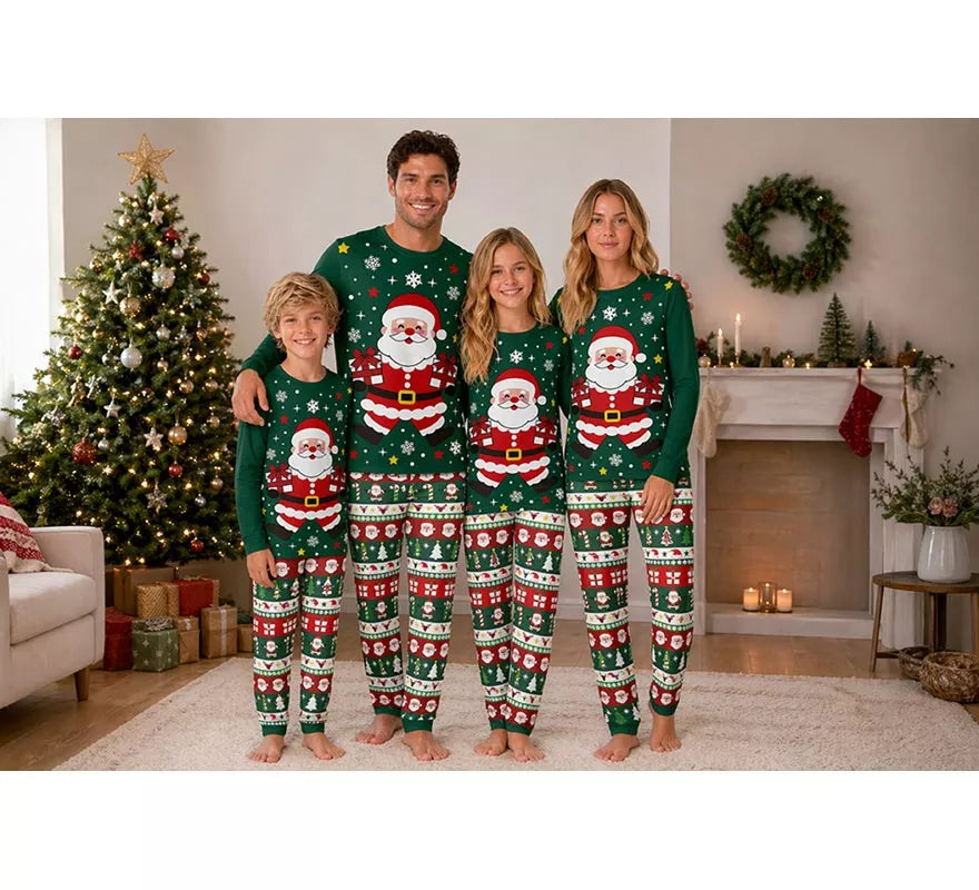 Translation missing: it.Pijama Navideño de Papá Noel de 2 Piezas para niños