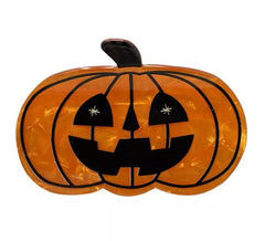 Fermaglio per capelli a forma di zucca da 6,5 cm