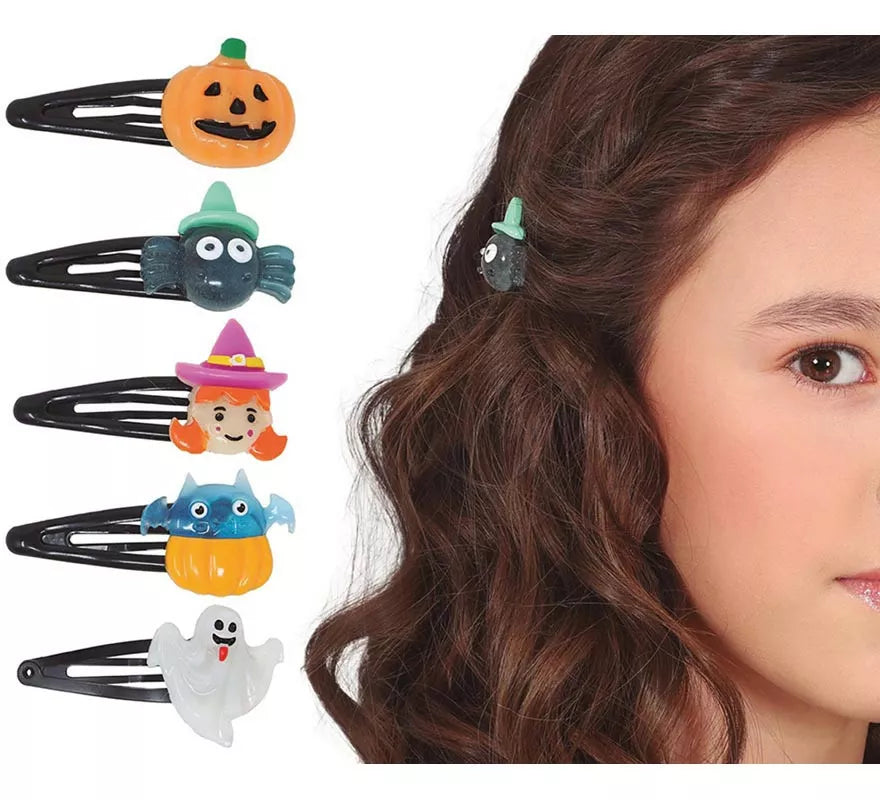 Translation missing: es.Pinzas para Pelo surtidas de Halloween para niña
