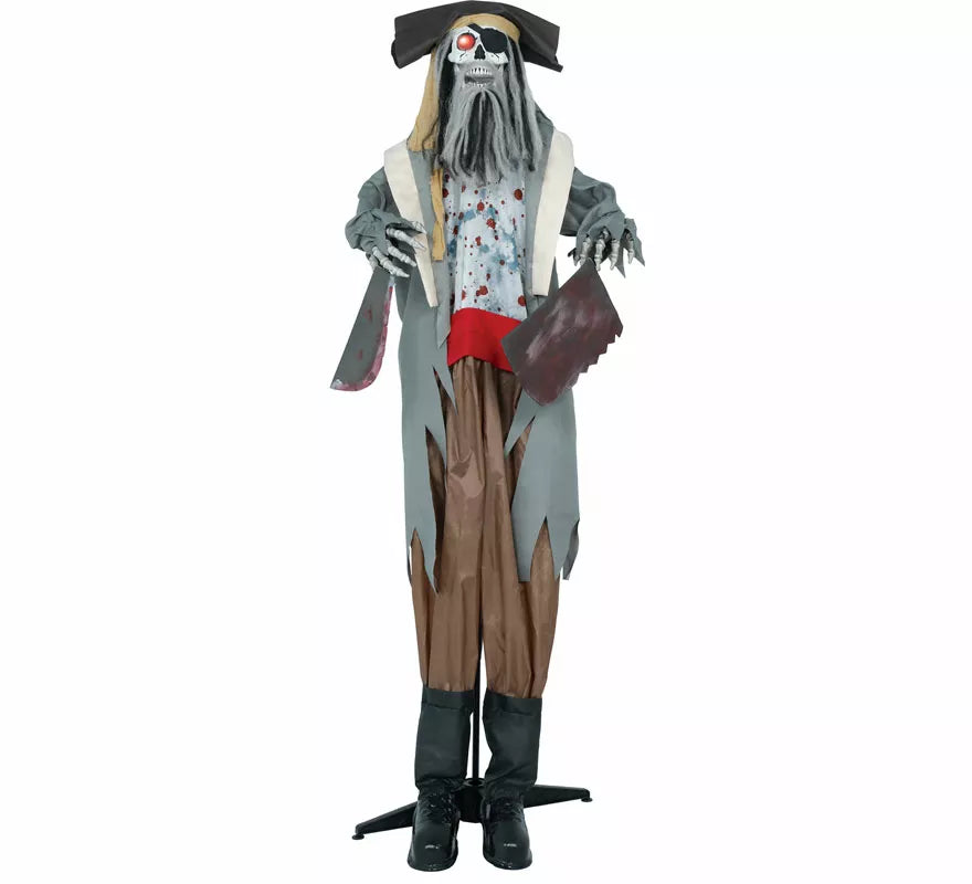 Pirata Terror con Luz, Sonido y Movimiento de 180 cm
