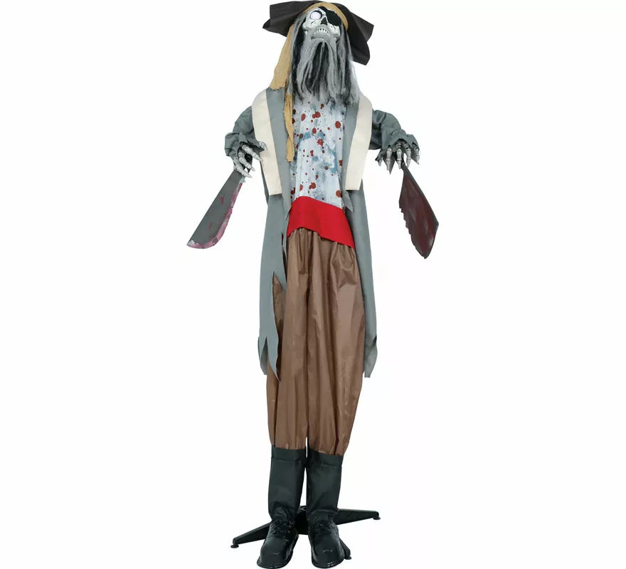 Pirata Terror con Luz, Sonido y Movimiento de 180 cm