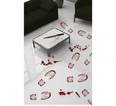 Impronte Stivali con Sangue Adesivo 2x25x70 cm