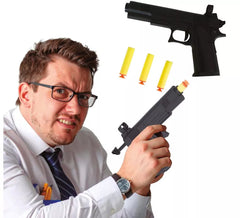 Pistola giocattolo in plastica da 22 cm
