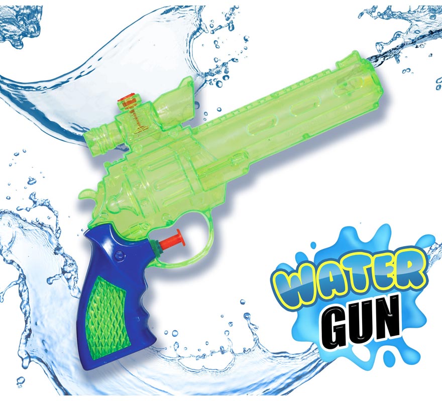 Translation missing: es.Pistola de Agua Transparente Colores 23 cm
