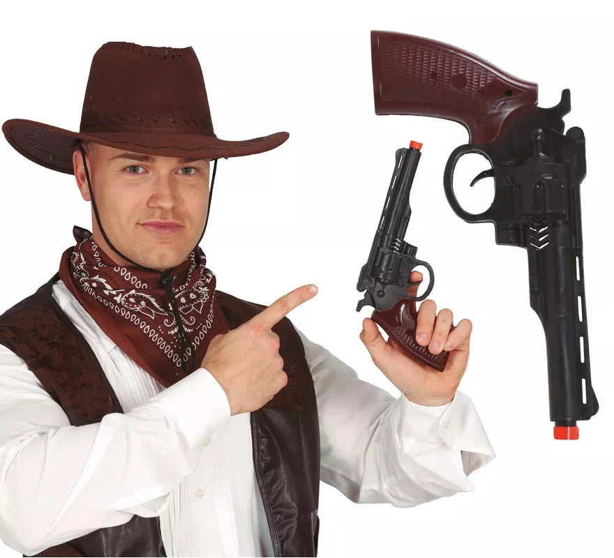 Translation missing: it.Pistola de Vaquero Negra de 28 cm