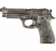 Pistola in schiuma grigia da 20 cm