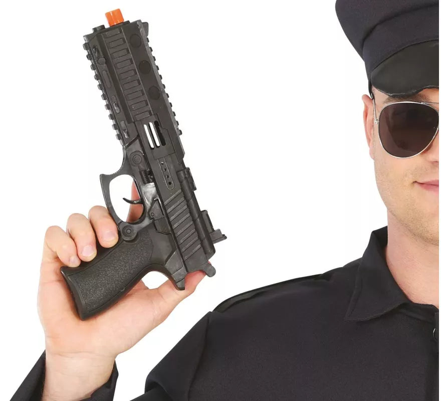 Translation missing: it.Pistola negra de Policía de 28 cm