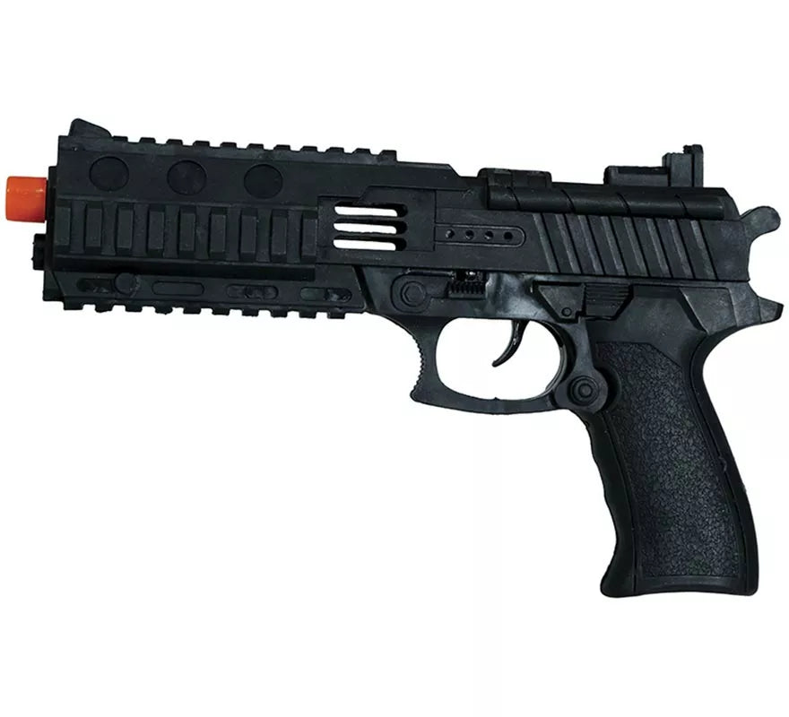 Translation missing: es.Pistola negra de Policía de 28 cm