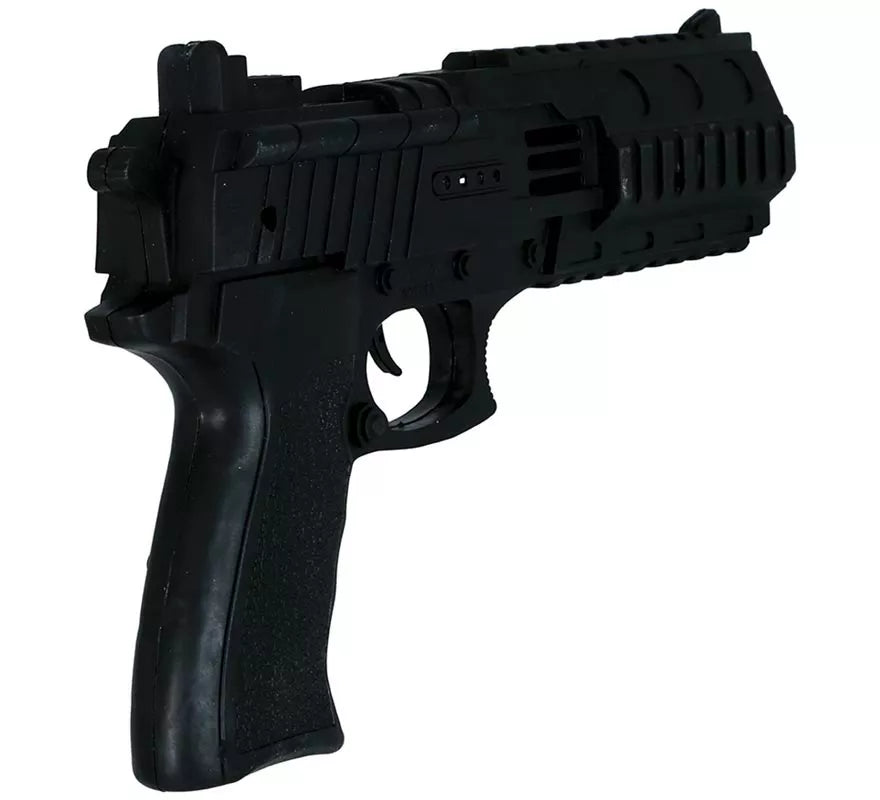 Translation missing: es.Pistola negra de Policía de 28 cm